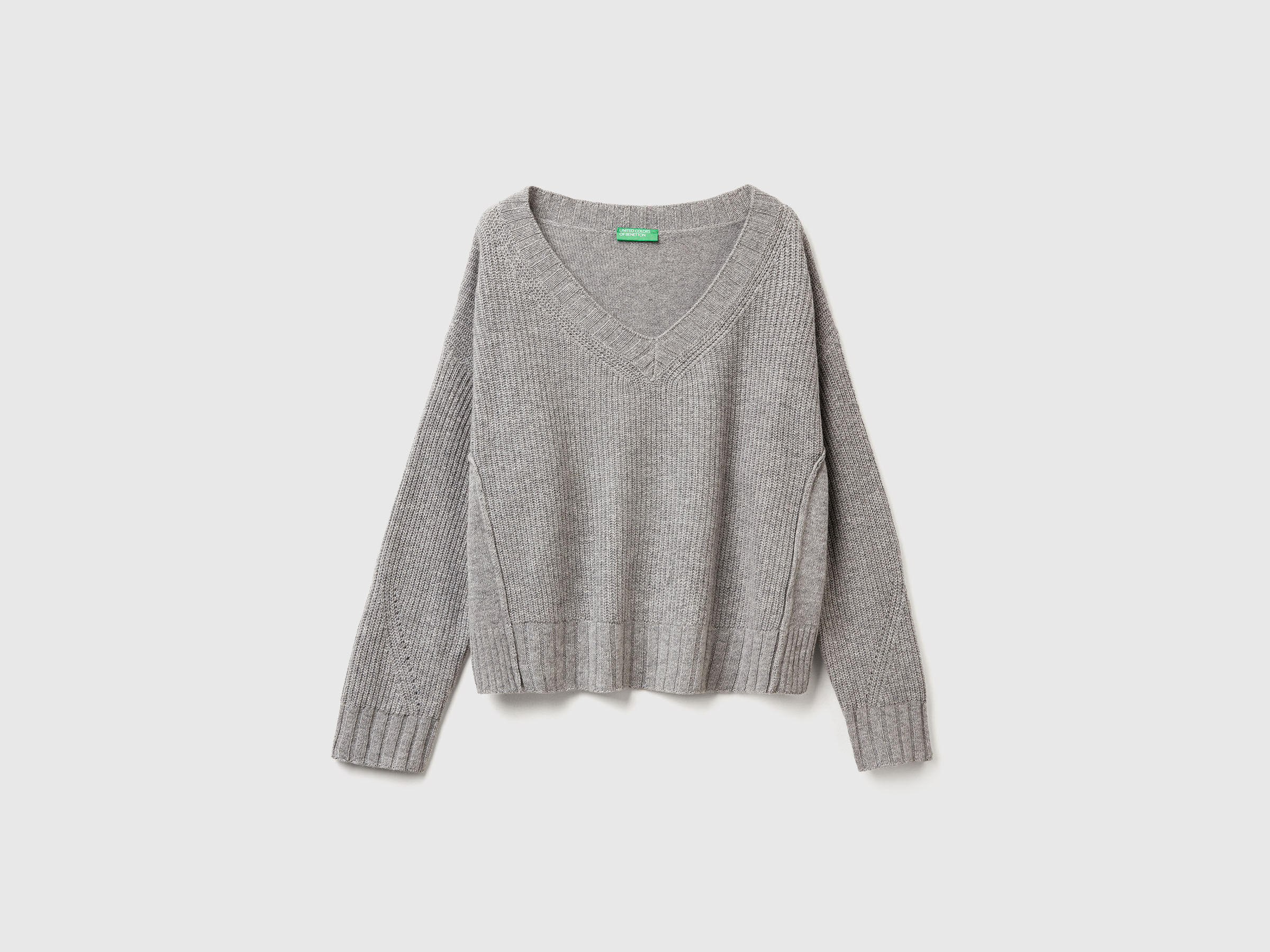 V NECK SWEATER L/S Women image number 5